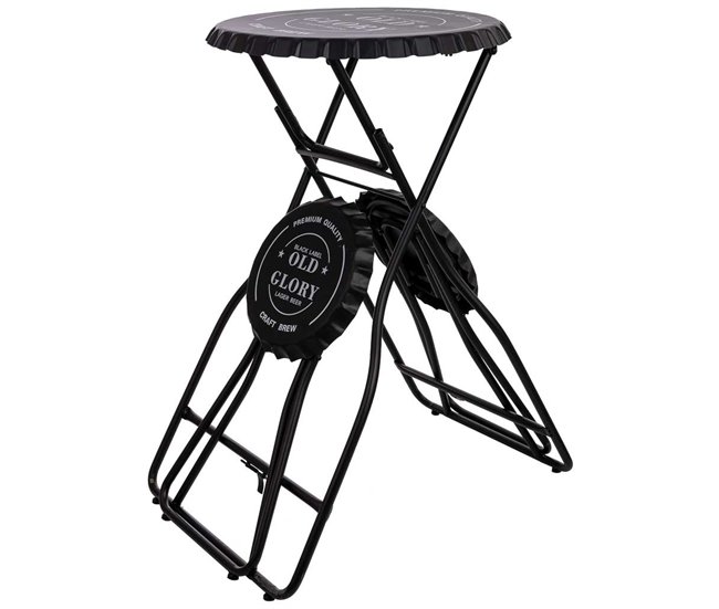 Conforama Mesa Con Taburetes Plegables De Metal 148x60x102h Cm