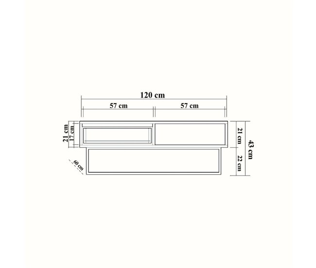Conforama Mesa De Café Dbellod Mesa De Centro Baja Revistero Para Sofá Estante De La Sala De Estar 120x60h43 Cm Nogal Y Negro