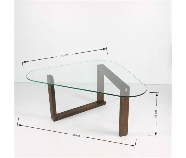 Conforama Mesa De Café Dforlucc Mesa De Centro Baja Revistero Para Sofá Estante De La Sala De Estar 96x81h41 Cm Nuez