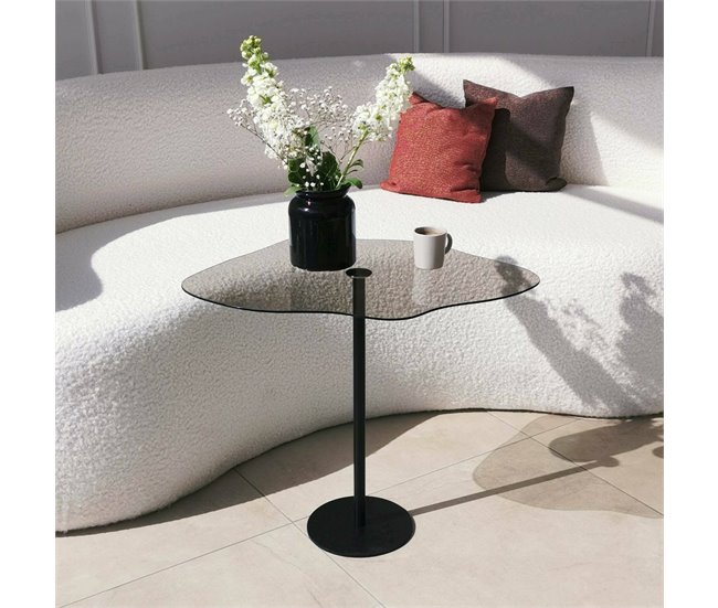 Conforama Mesa De Café Dfrendru Mesa De Centro Baja Revistero Para Sofá Estante De La Sala De Estar 60x45h50 Cm Negro
