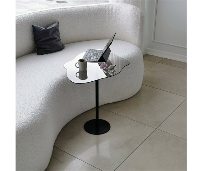 Conforama Mesa De Café Dfrendru Mesa De Centro Baja Revistero Para Sofá Estante De La Sala De Estar 60x45h50 Cm Negro