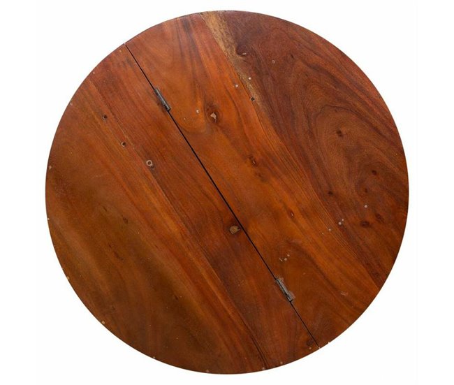 Conforama Mesa De Centro Alexandra House Living Blanco Madera De Mango 80 X 41 X 80 Cm