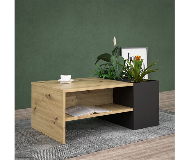 Conforama Mesa De Centro Con Cubo De Almacenaje PLAY