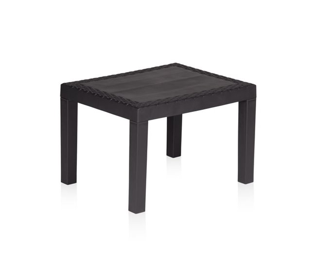 Conforama Mesa De Centro De Exterior Nua Antracita 46 X 40 X Cm