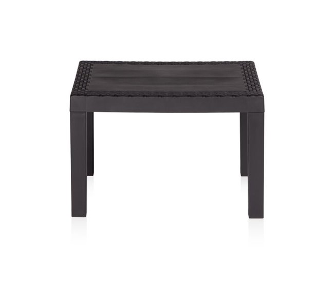 Conforama Mesa De Centro De Exterior Nua Antracita 46 X 40 X Cm