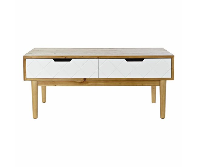 Conforama Mesa De Centro DKD Home Decor Abeto (105 X 55 X 46 Cm)