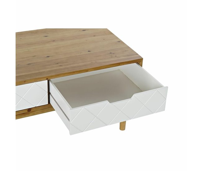 Conforama Mesa De Centro DKD Home Decor Abeto (105 X 55 X 46 Cm)