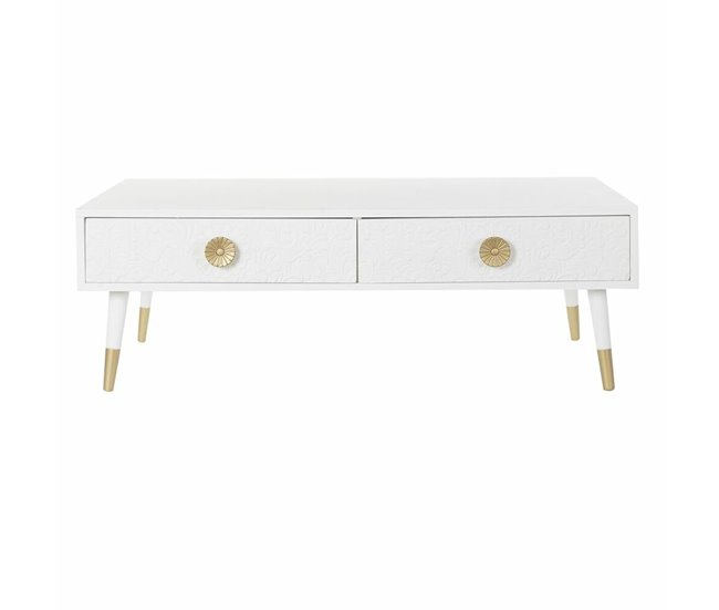 Conforama Mesa de Centro DKD Home Decor Abeto (120 x 65 x 42 cm)
