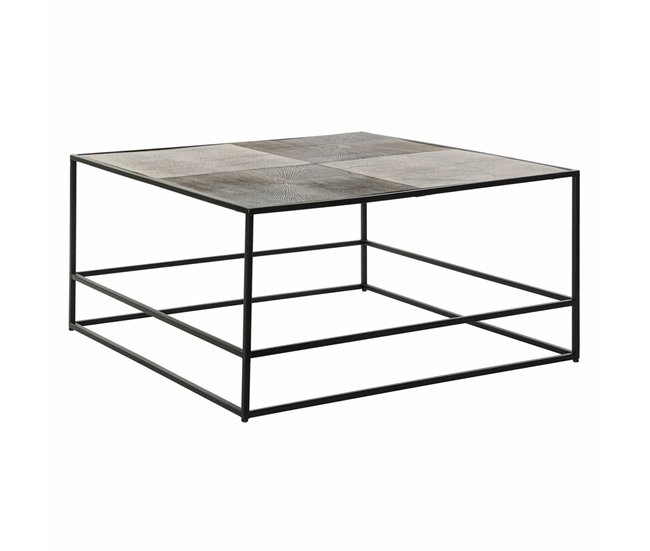 Conforama Mesa de Centro DKD Home Decor Aluminio Plástico 80 x 80 x 41 cm