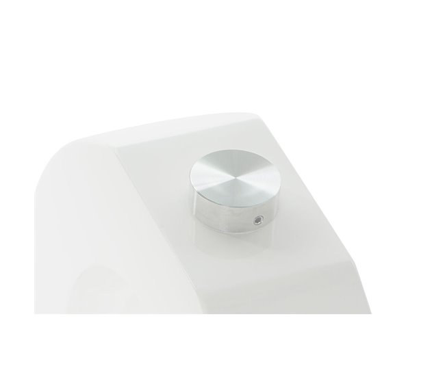 Conforama Mesa De Centro DKD Home Decor Blanco Transparente Madera Cristal Madera MDF 110 X 60 X 45 Cm