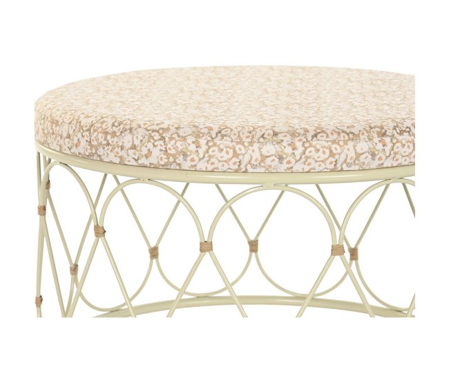Conforama Mesa De Centro DKD Home Decor Metal 48 X 48 X 30 Cm