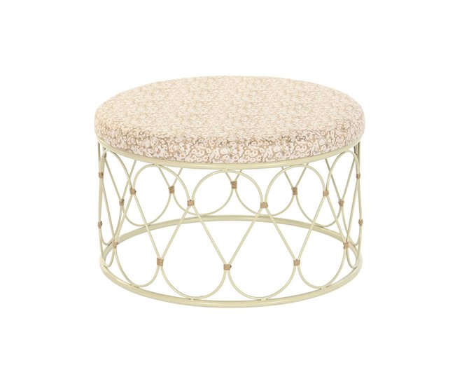 Conforama Mesa de Centro DKD Home Decor Metal 48 x 48 x 30 cm