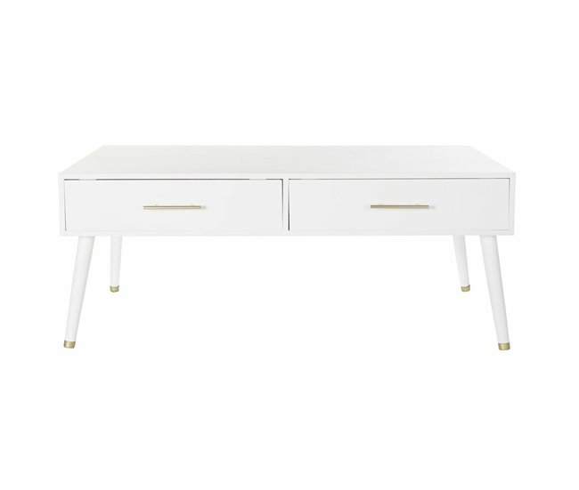 Conforama Mesa De Centro DKD Home Decor Metal Melamina (120 X 60 X 50 Cm)