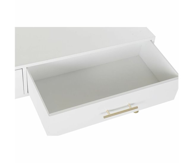 Conforama Mesa De Centro DKD Home Decor Metal Melamina (120 X 60 X 50 Cm)
