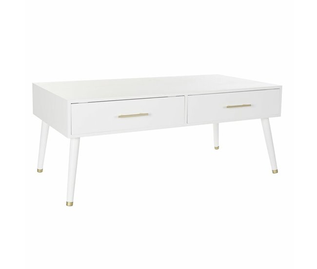 Conforama Mesa de Centro DKD Home Decor Metal Melamina (120 x 60 x 50 cm)