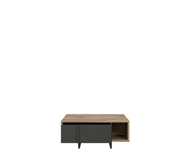 Conforama Mesa De Centro JOKKAZ Color Roble Y Negro