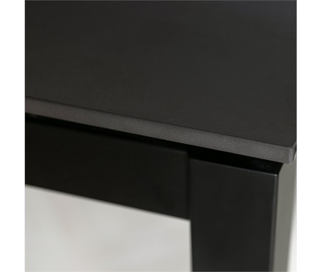 Conforama Mesa De Cocina ALICE II Fija Cerámica 100x60cm Antracita