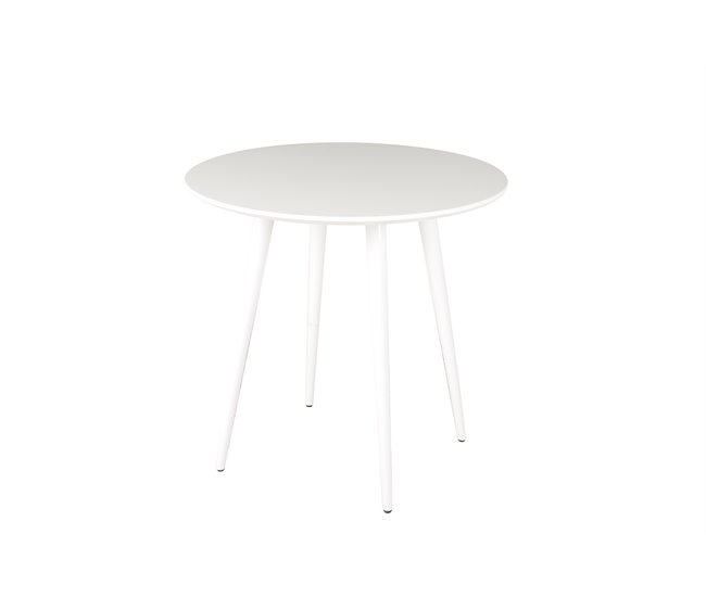 Conforama Mesa De Cocina ARO Fija MDF 80x80cm Blanca