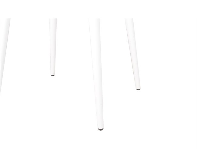 Conforama Mesa De Cocina ARO Fija MDF 80x80cm Blanca