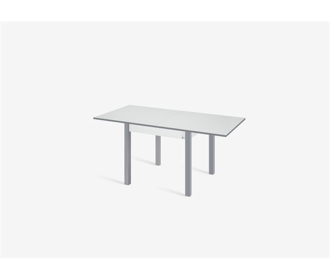Conforama Mesa De Cocina Extensible Libro B-BOOK BLANCA 80(160)x80cm