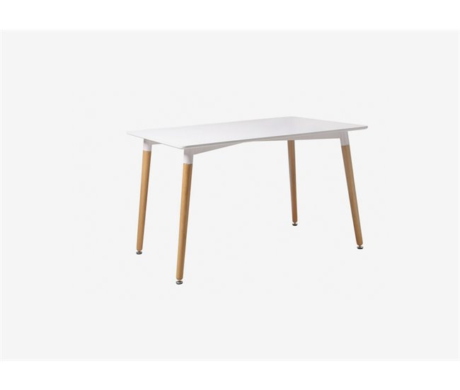 Conforama Mesa De Cocina PARIS Fija 120x80cm Blanca