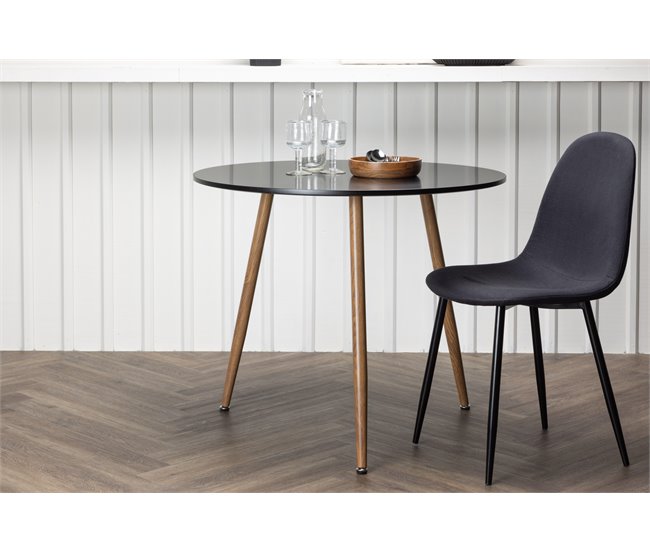 Conforama Mesa De Comedor COPENHAGEN DT115 115x115x74 Marrón