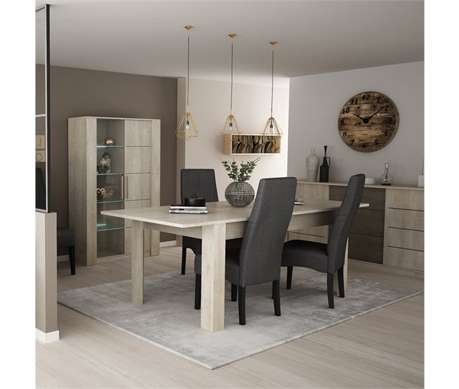 Conforama Mesa De Comedor Extensible 8/10 Personas L170-230 Cm - Antibes