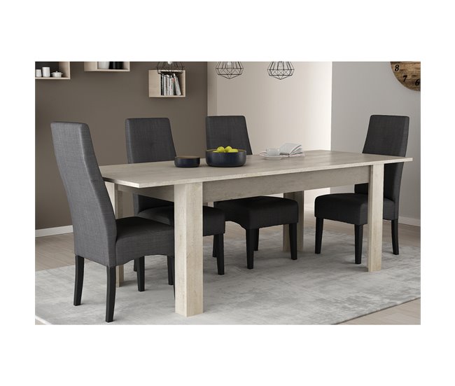 Conforama Mesa De Comedor Extensible 8/10 Personas L170-230 Cm - Antibes