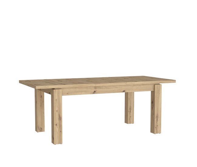 Conforama Mesa De Comedor Extensible Roble Artisán AREZZO