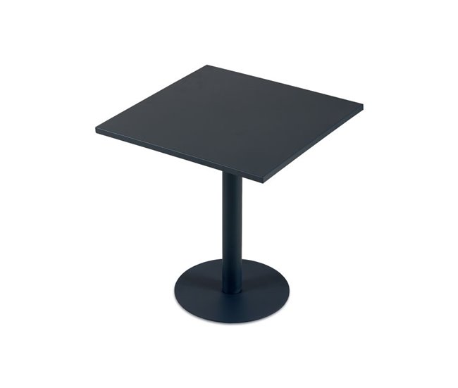 Conforama Mesa De Exterior Glot Antracita 70 X 73 X Cm