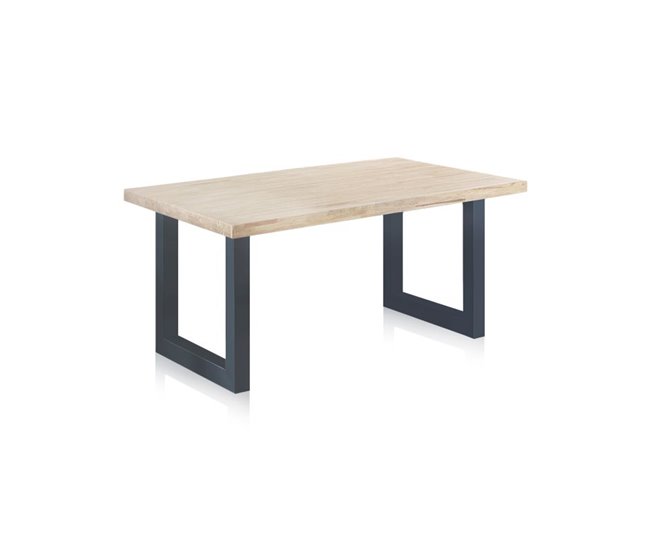 Conforama Mesa De Exterior Masi Roble Salvaje - Antracita 160 X X 76 Cm