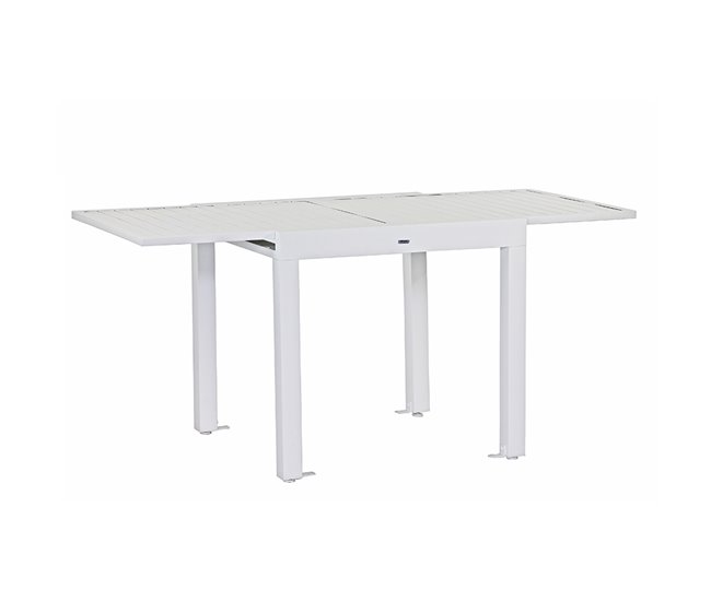 Conforama Mesa de jardín extensible Lipari aluminio