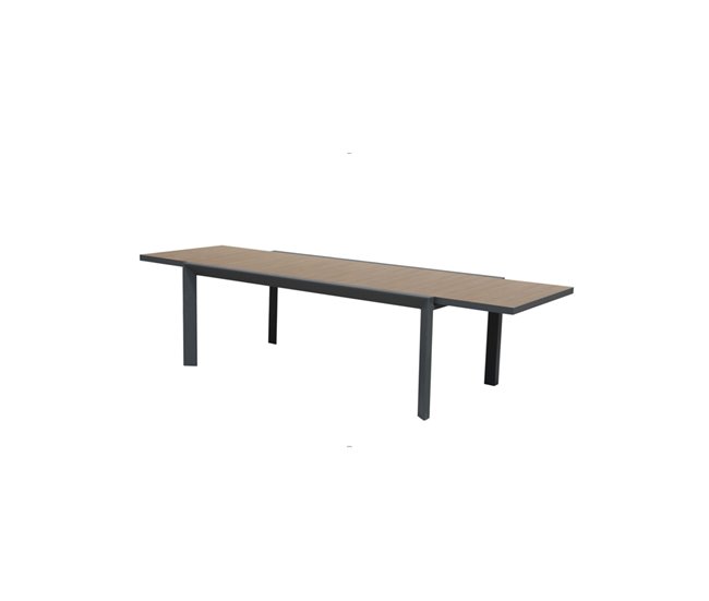Conforama Mesa de jardín extensible Olbia 160/240x100x75h cm