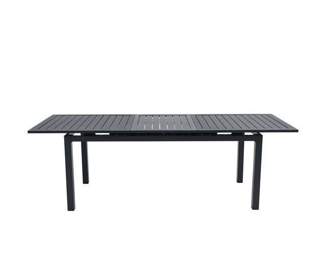 Conforama Mesa Extensible De Jardín ORION Gris Oscuro