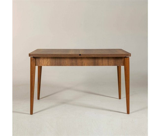 Conforama Mesa Extensible Dgabriel Consola Con Extensiones Mesa De Comedor Multiusos Estante De Cocina Extensible 130x80h77 Cm Nuez