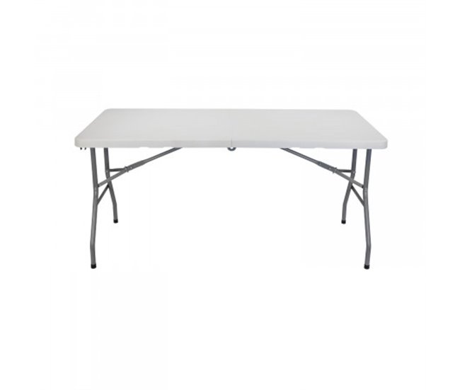 Conforama Mesa Plegable 150cm Rectangular Catering Blanca Thinia Home