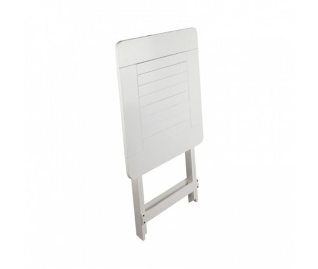 Conforama Mesa Plegable De Bambú Barnizada Biano 60x60x75cm 7house