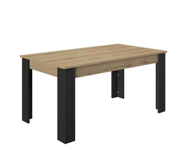 Conforama Mesa Rectangular 4 Patas 1 Extensión L200 Cm - TRUST