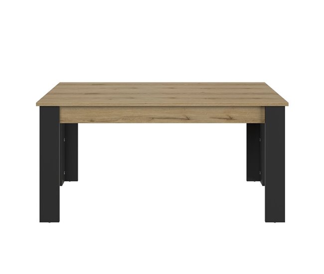 Conforama Mesa Rectangular 4 Patas 1 Extensión L200 Cm - TRUST