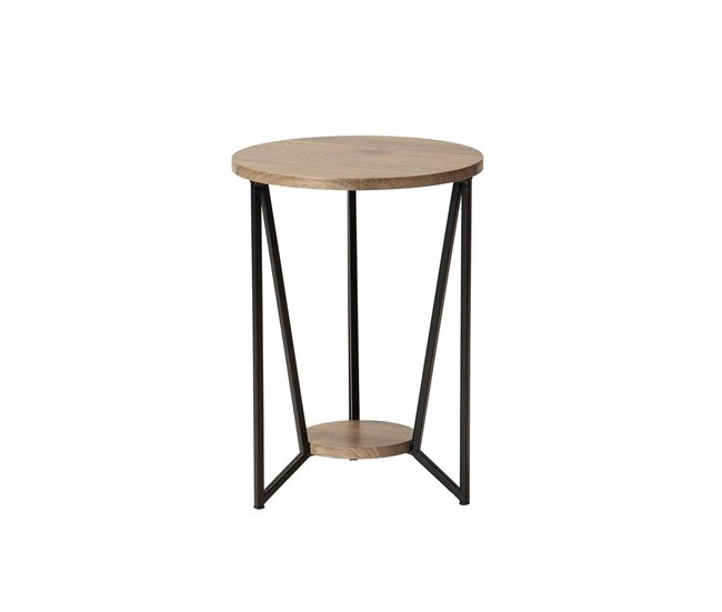 Conforama Mesita Aux. Mdf Metal Vinilo K/d 40x40x55 Cm