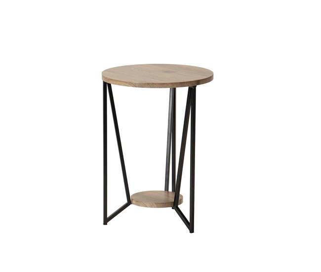 Conforama Mesita Aux. Mdf Metal Vinilo K/d 40x40x55 Cm