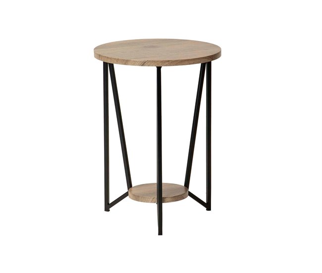 Conforama Mesita Aux. Mdf Metal Vinilo K/d 40x40x55 Cm