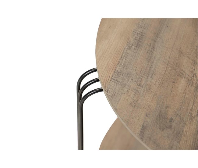 Conforama Mesita Aux. Mdf Metal Vinilo K/d 50x50x40 Cm