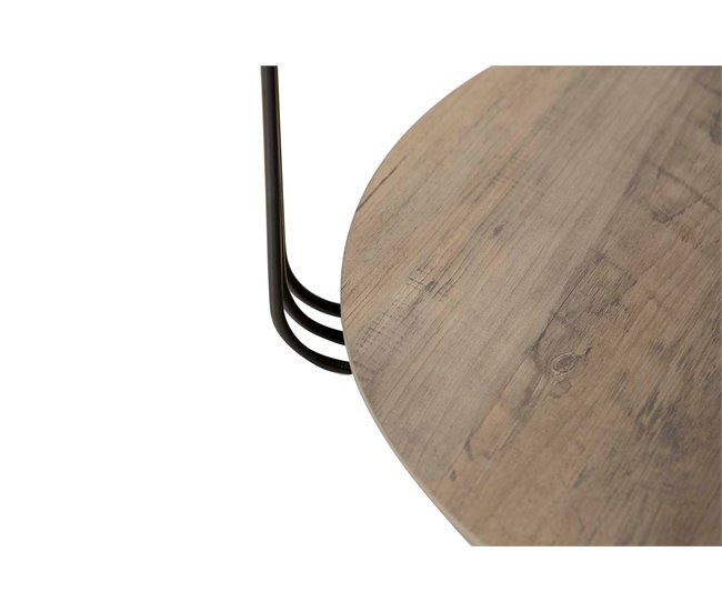 Conforama Mesita Aux. Mdf Metal Vinilo K/d 50x50x40 Cm