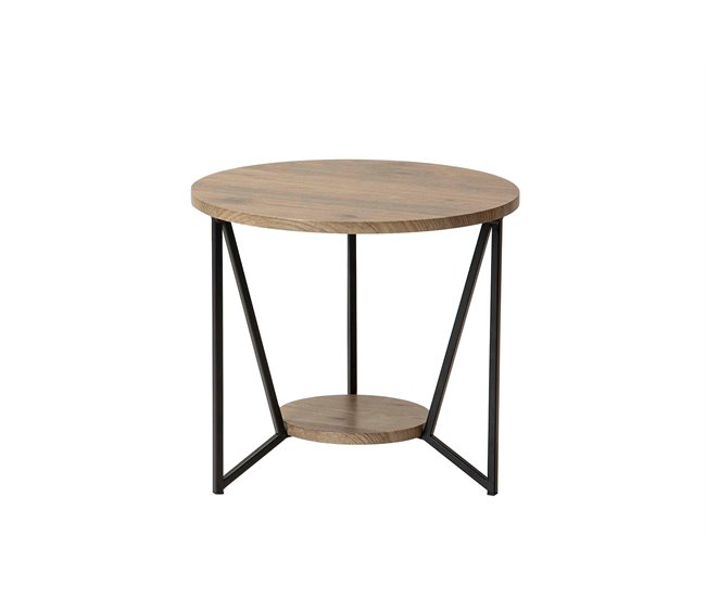 Conforama Mesita Aux. Mdf Metal Vinilo K/d 50x50x45 Cm