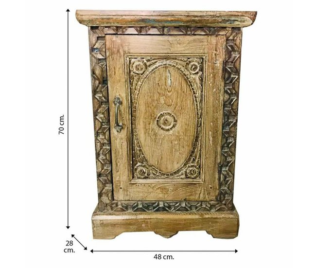 Conforama Mesita De Noche Alexandra House Living 28 X 70 X 48 Cm