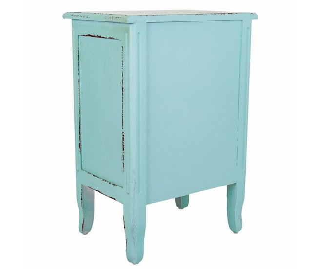 Conforama Mesita De Noche Alexandra House Living Azul 32 X 67 X 46 Cm