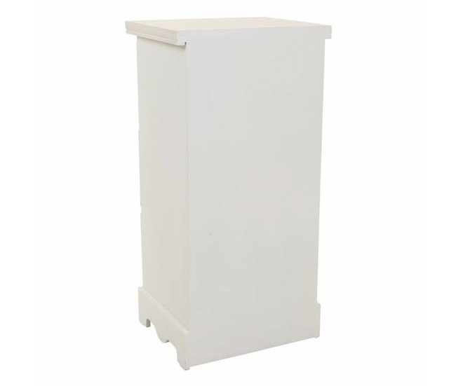 Conforama Mesita De Noche Alexandra House Living Blanco Crema 26 X 60 X 31 Cm