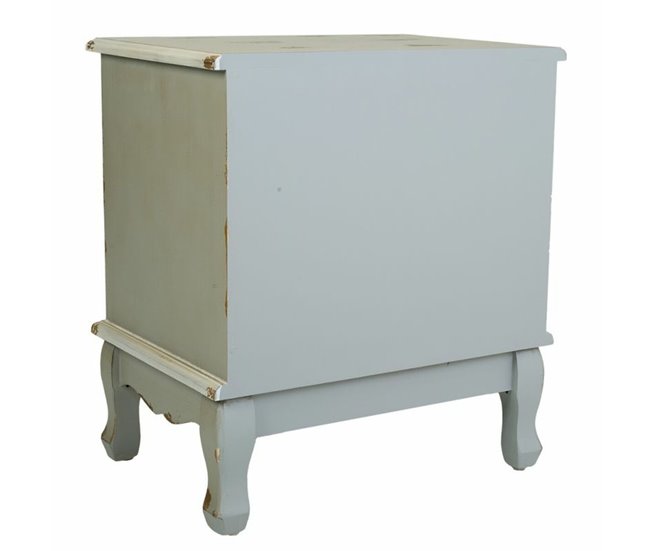 Conforama Mesita De Noche Alexandra House Living Gris 36 X 56 X 50 Cm