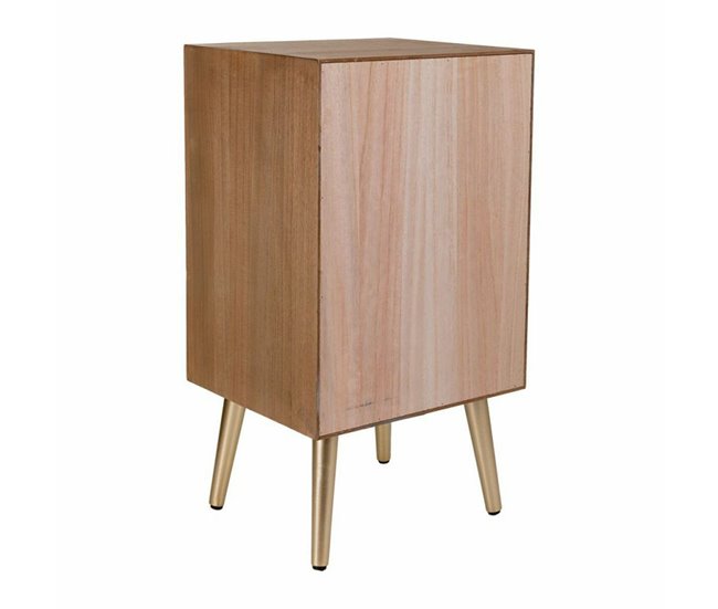 Conforama Mesita De Noche Alexandra House Living Marrón 35 X 71 X 40 Cm